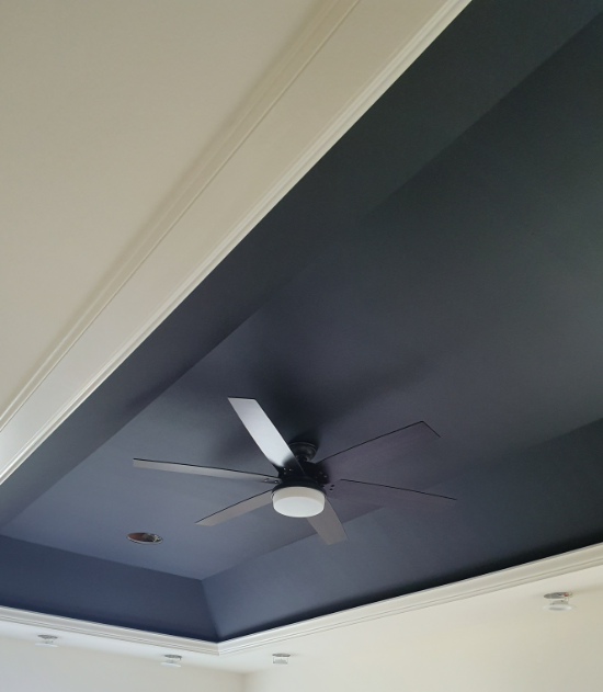 Inside fan install