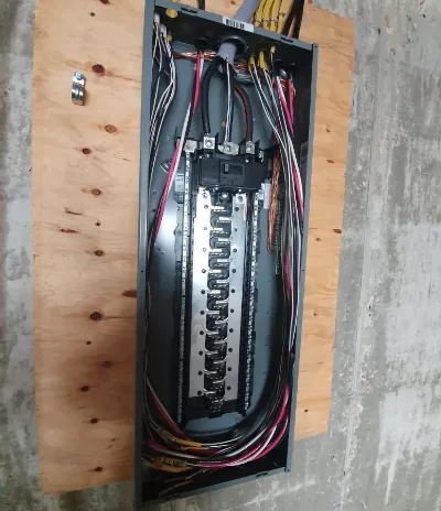 New home construction panel